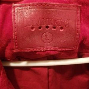 Blank NYC Jackets & Coats - Blank NYC Red Suede Leather jacket Blank NYC Jackets & Coats - Blank NYC Red Suede Leather jacket
